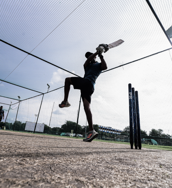 Net session at Lotus Academy Mumbai